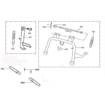 Support intermédiaire China Joy marron