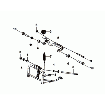 Moteur à suspension Sym Mio 50I