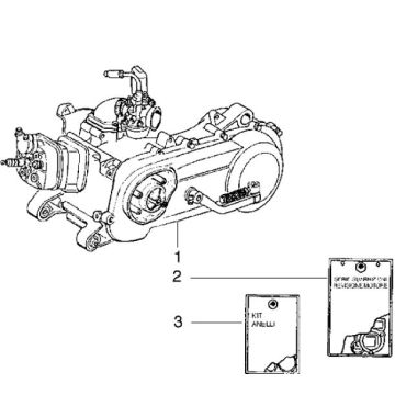 Bloc moteur complet Gilera Runner FXR 180 2T LC
