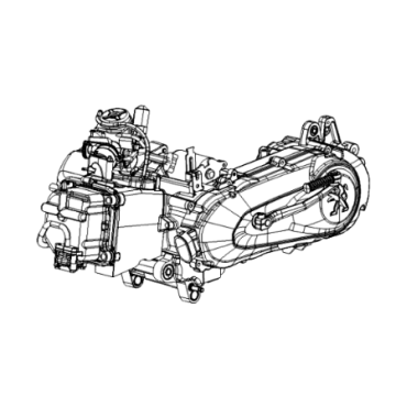 Motor Peugeot Django 125 Allure E3 2014-2017