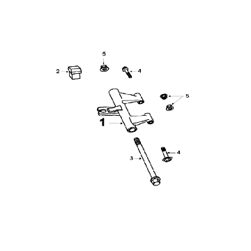 Suspension moteur Peugeot V-clic Silver Grey