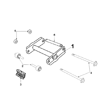 Suspension moteur Peugeot Vivacity Blue