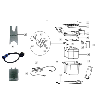 Batterie - marchepied Niu n-Pro
