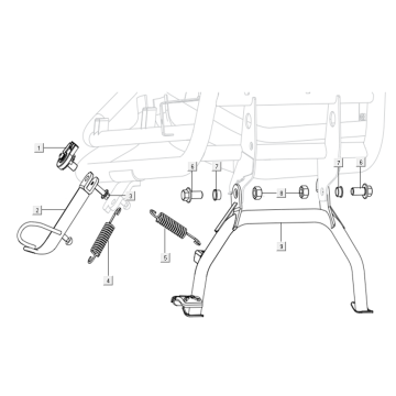 Béquille latérale intermédiaire Niu n-Pro