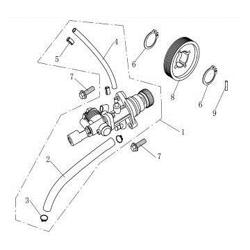 Pompe à huile AGM Venom noir