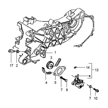 Pompe à huile 2 temps Gilera Runner 98-2005
