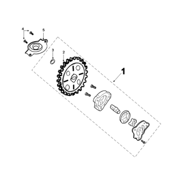 Oliepomp Peugeot Django 125 Allure E3 2014-2017