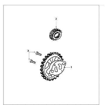 Pompe à huile Peugeot Speedfight 3 4 temps gris