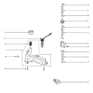 Pompe à huile Peugeot Vivacity 3 2 temps