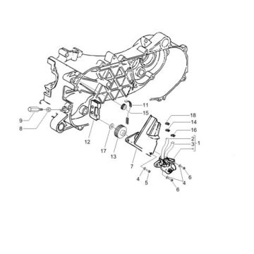 Pompe à huile Vespa Lx 2 temps