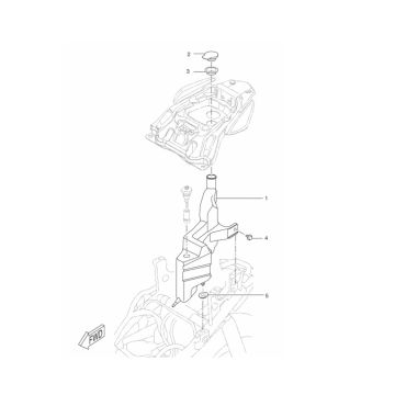 Réservoir d'huile Yamaha Aerox 2 temps 2013