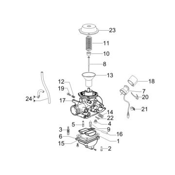 Carburateur Piaggio Liberty 4 temps