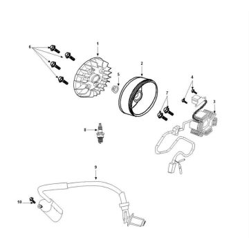 Bobine d'allumage Peugeot Tweet 4 temps