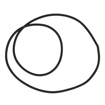 Joint de couvercle de filtre à air Peugeot d'origine