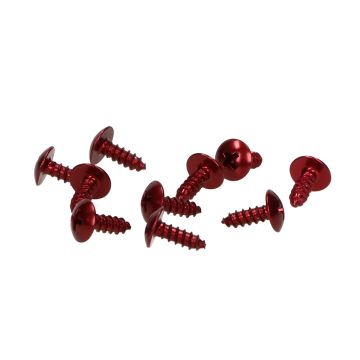 Set de stationnement PVC 4x12 rouge 10pcs