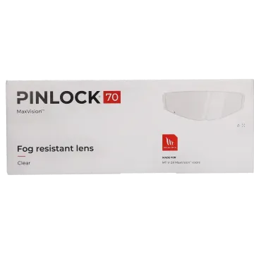 Casque photochromique antibuée Pinlock MT Thunder 4/Stinger 2 V-28 à vision complète