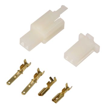 Jeu de fiches 2 broches 6 pièces