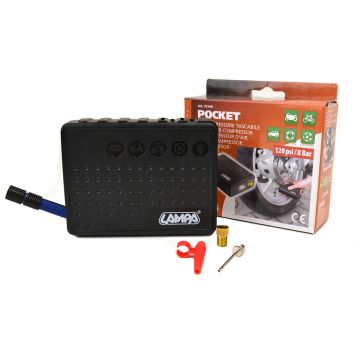 Compresseur d'air de poche/mini 120psi-8bar Lampa