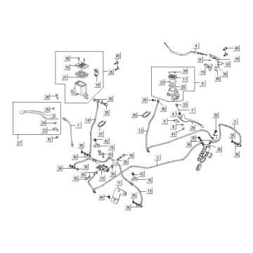 Système de freinage Kymco MXU 300R