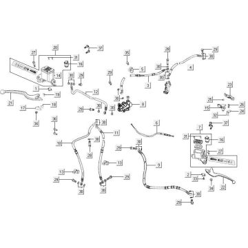 Système de freinage Kymco MXU 500