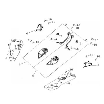 Clignotants Generic Ideo blue 2010 2 temps 25
