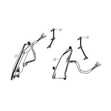 clignotants Kymco People S 4 temps Titanium