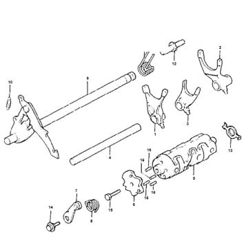 Arbre de transmission Honda MTX-SH