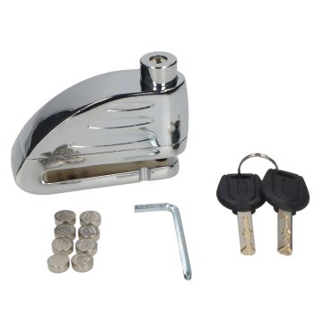 Blokada Tarczy Hamulcowej + alarme RMS chrome 5mm