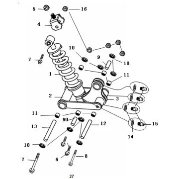 Amortisseur China Strada
