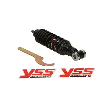 Amortisseur avant YSS Pro-X/195 mm/avec TÜV/ABE- Vespa V50/Primavera 125/ET3/SS Supersprint 1963-1984/Classic 50N/ET3 1965-1990 - Black Resort