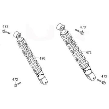 Amortisseurs Benzhou ZN50QT-36 creme
