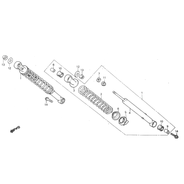 Amortisseur Honda MT50