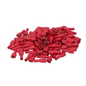 Fiche à glissière plate femelle ISO 100pcs