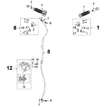 Système de freinage Django 50 4T Evasion