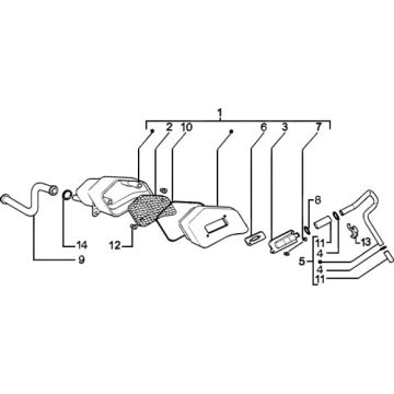 Filtre SLS Piaggio Liberty 2 temps jusqu'en 2005