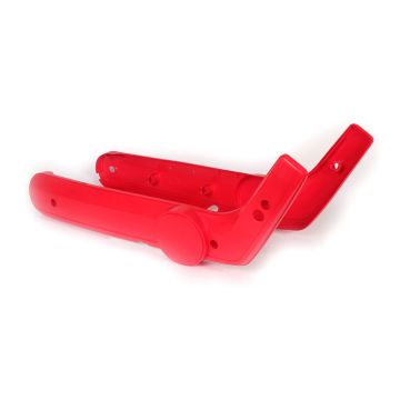 Caches moteur Lateraux/CRANS CIF-Piaggio Ciao PX sans variateur, rouge