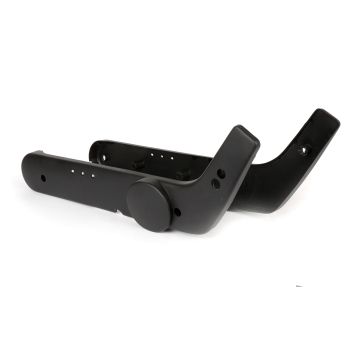 Caches latéraux/écrans moteur CIF-Piaggio Ciao PX sans variateur, noirs