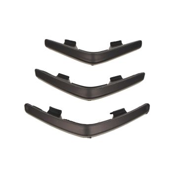 Decor/ logo face avant 3 pièces noir mat -Power 1- Vespa Primavera/Sprint <-2018