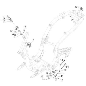 Serrures à 4 temps Piaggio Liberty (IGET EURO 5)