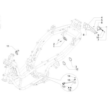 Contacteur à clé (neiman) Piaggio MP3 350 Maxi Sport ABS Euro 4 2018-2020
