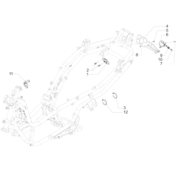 Serrures antivol Piaggio MP3 500 LT Sport 2014-2016