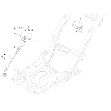 Régulateur de tension - Unités de commande électroniques - Bobine d'allumage HS Piaggio NRG Power DD 2007-2017