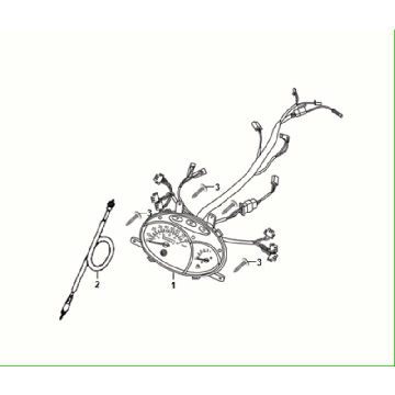 Compteur - Cockpit Sym Fiddle All Euro 5