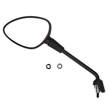 Rétroviseur gauche Vespa Sprint noir mat modèle long
