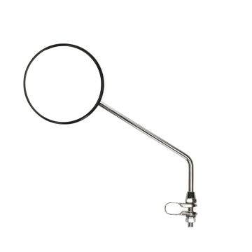 Miroir rond universel et PVC+clip noir