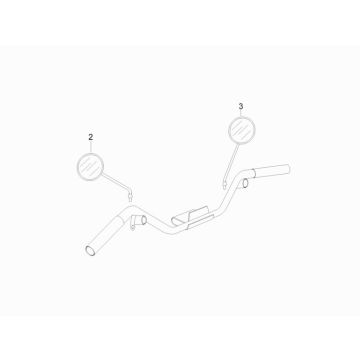 Rétroviseurs Vespa Lx 45km 4 temps 4 soupapes