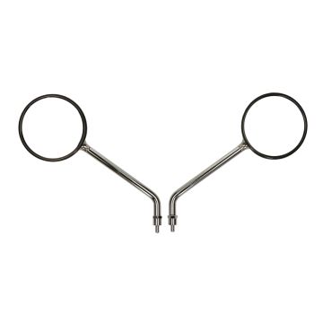 Paire de rétroviseurs chromés Vespa LXV 50-125/GTV 125-250 2006-2008/GT 250 2006-2007 57340R original