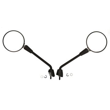 Set de rétroviseurs Vespa Primavera noir mat modèle long