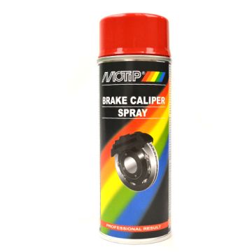 Peinture aérosol rouge pour étriers Motip 400ml