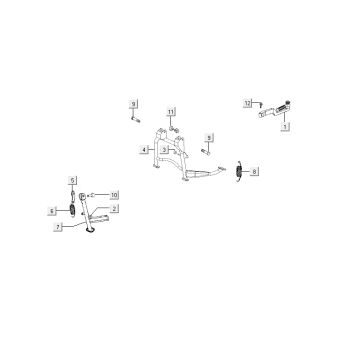 Kickstarter Kymco Agility Fat 12' 4 temps